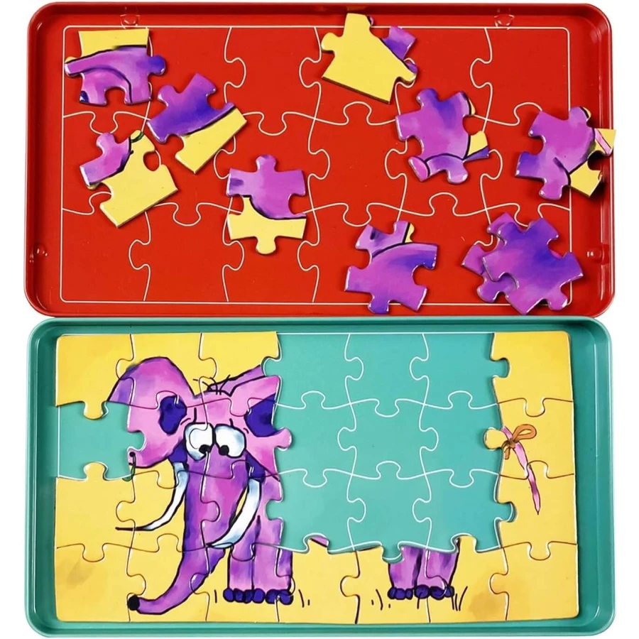 Podróżna gra magnetyczna - Puzzle magnetyczne / The Purple Cow