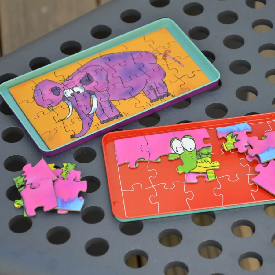 Podróżna gra magnetyczna - Puzzle magnetyczne / The Purple Cow