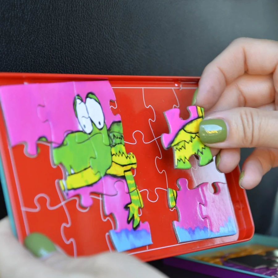 Podróżna gra magnetyczna - Puzzle magnetyczne / The Purple Cow