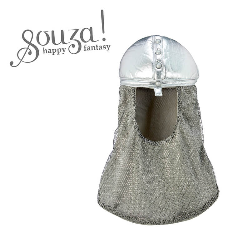 Miękki hełm rycerski z kolczugą Amaury / Souza!