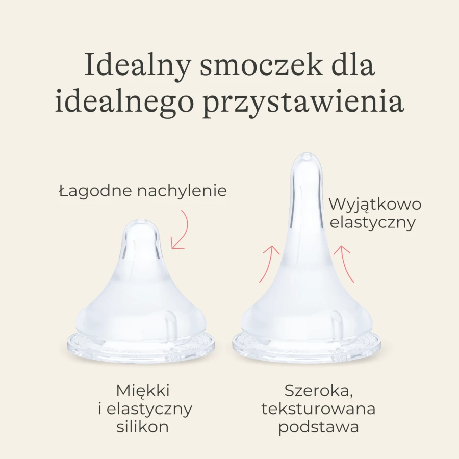 Butelka do karmienia 330 ml ze smoczkiem Natural Wave™ o szybkim przepływie / Lansinoh