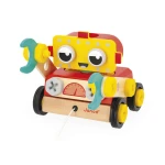 Drewniany robot do skręcania i ciągnięcia Brico ‘Kids 2+ / Janod