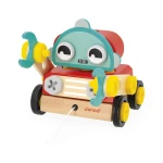 Drewniany robot do skręcania i ciągnięcia Brico ‘Kids 2+ / Janod