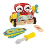 Drewniany robot do skręcania i ciągnięcia Brico ‘Kids 2+ / Janod