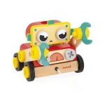 Drewniany robot do skręcania i ciągnięcia Brico ‘Kids 2+ / Janod