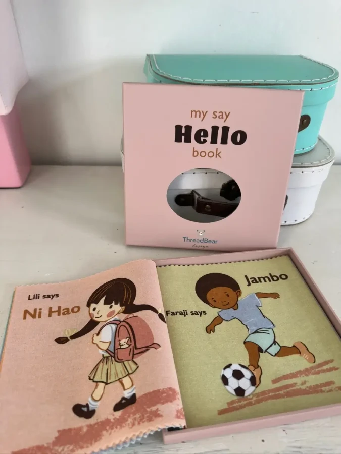 Miękka książeczka - Hello! Rag Book / ThreadBear Design