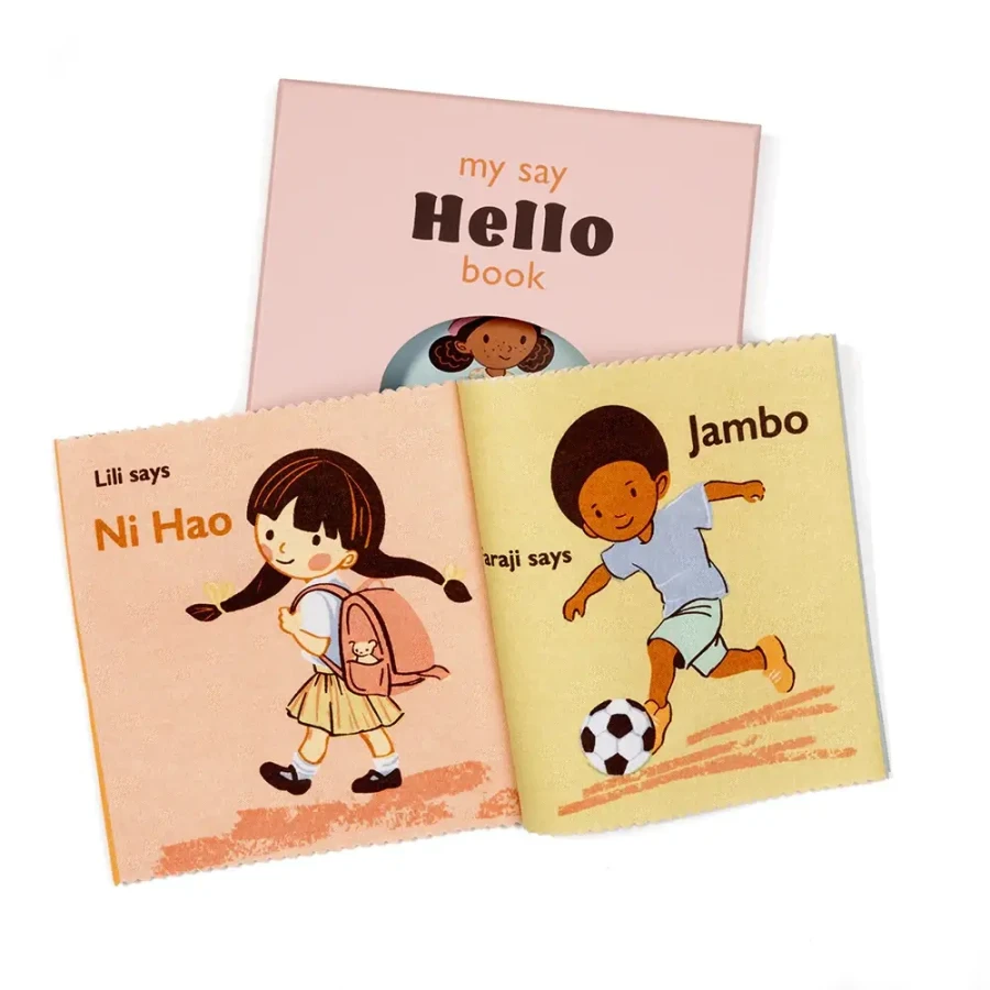 Miękka książeczka - Hello! Rag Book / ThreadBear Design