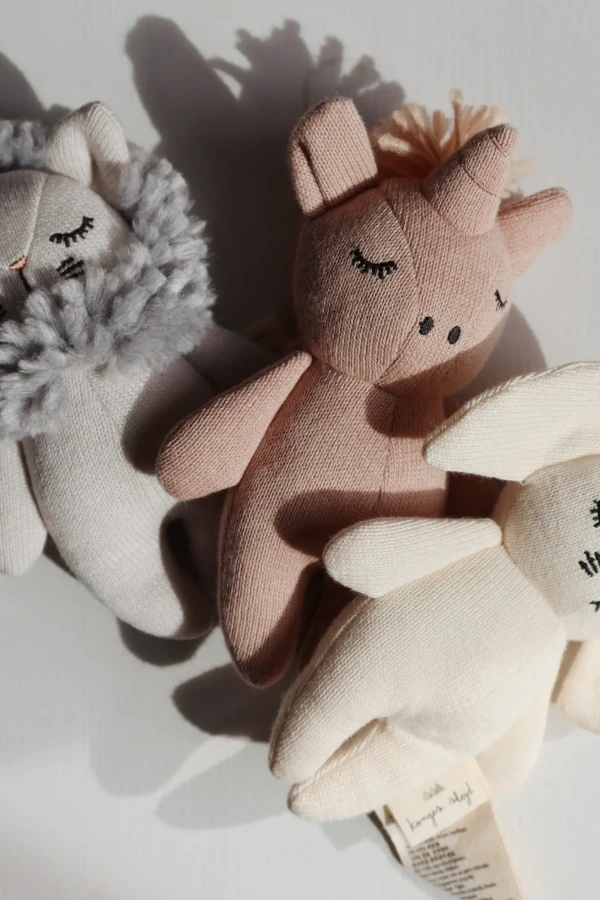 Przytulanka sensoryczna Mini Króliczek - off white / Konges Slojd