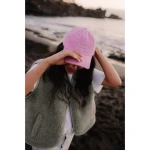Czapka z daszkiem CORD - Flowes Pink / JUNGMOB