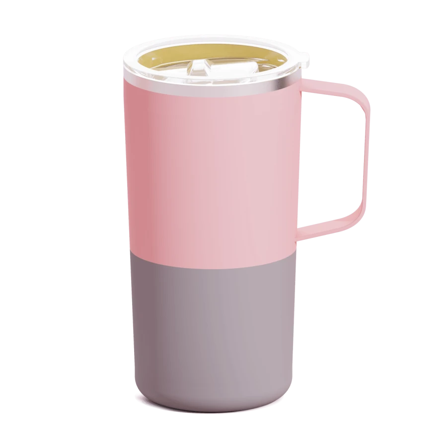 II GATUNEK: Kubek termiczny Tower Mug, 600 ml - pastelowy brzoskwiniowy / Asobu