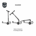 USZKODZONE OPAKOWANIE: Highwaykick 3 LED Hulajnoga składana ze świecącymi kółkami 3+ Steel / Scootandride