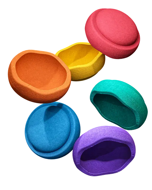 Zestaw do balansowania Stapelstein® Original Mini - Rainbow Classic, 6el. / Stapelstein®