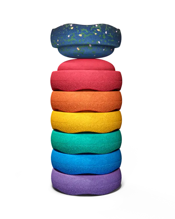 Zestaw do balansowania Stapelstein® Original Mini - Rainbow Classic, 6el. / Stapelstein®