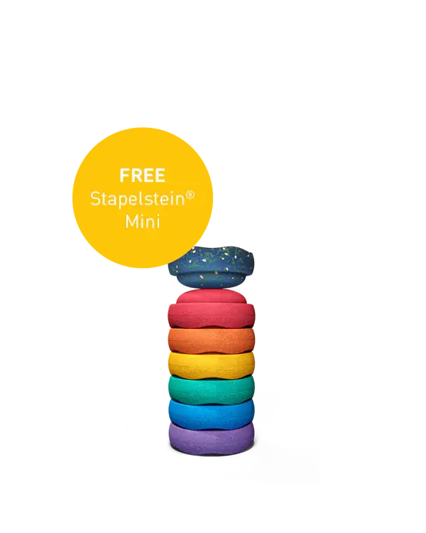 Zestaw do balansowania Stapelstein® Original Mini - Rainbow Classic, 6el. / Stapelstein®