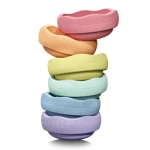 Zestaw do balansowania Stapelstein® Original Mini - Rainbow Pastel, 6el. / Stapelstein®