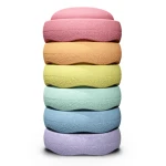 Zestaw do balansowania Stapelstein® Original - Rainbow Pastel, 6el. / Stapelstein®