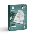 Tablet graficzny z szablonami do rysowania KIDYDRAW-PAD - Meli Melo / Kidywolf