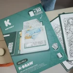 Tablet graficzny z szablonami do rysowania KIDYDRAW-PAD - Meli Melo / Kidywolf