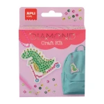 Zestaw do robienia diamentowych breloczków DIY - Dinozaur / Apli Kids
