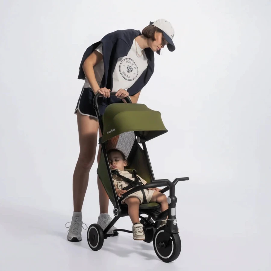 Rowerek z funkcją wózka Wonder MAX - szałwiowy / smarTrike