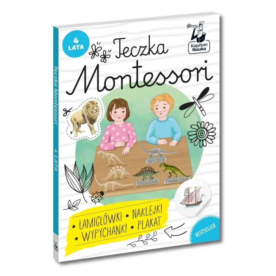 Teczka Montessori. 4 lata / Kapitan Nauka