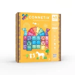 Klocki magnetyczne Klocki magnetyczne Glitter Castle Pack 48 el. / Connetix