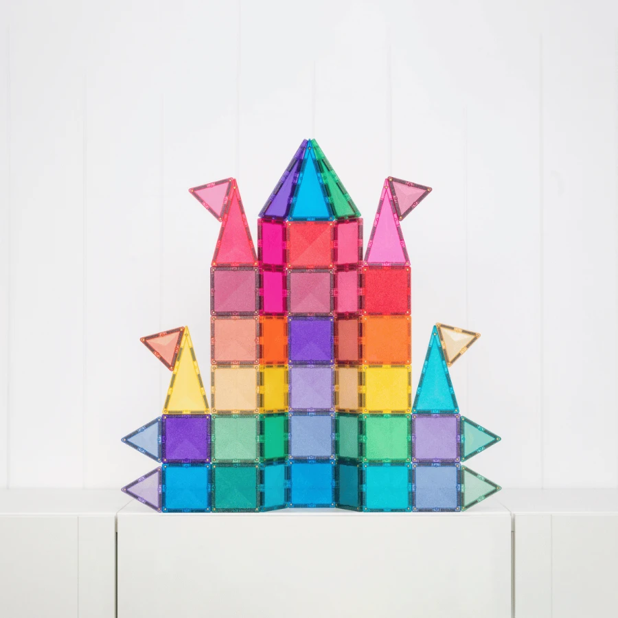 Klocki magnetyczne Klocki magnetyczne Glitter Castle Pack 48 el. / Connetix