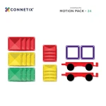 Klocki magnetyczne Rainbow Motion Pack 24 el. / Connetix