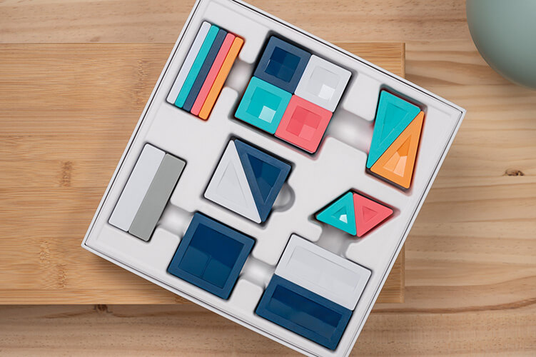 Klocki magnetyczne PRO Constructor 70 el. / Connetix
