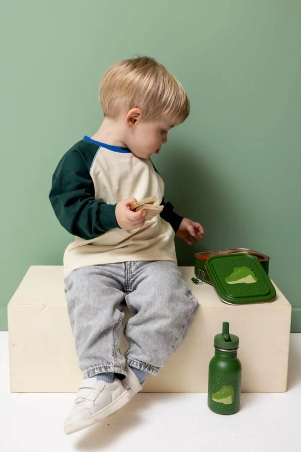 Mały stalowy lunchbox - Aligator / Trixie