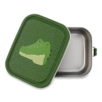 Mały stalowy lunchbox - Aligator / Trixie