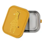Duży stalowy lunchbox - Żyrafa / Trixie