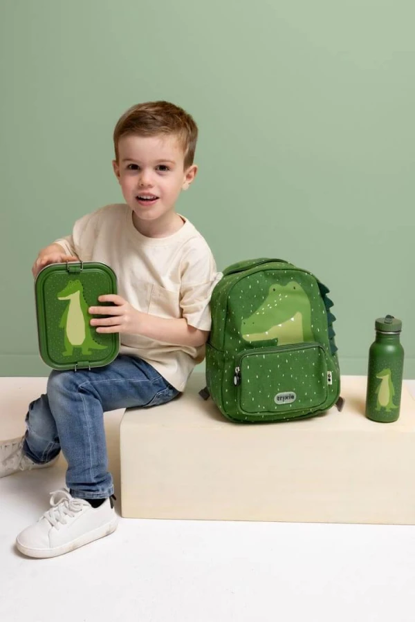 Duży stalowy lunchbox - Aligator / Trixie