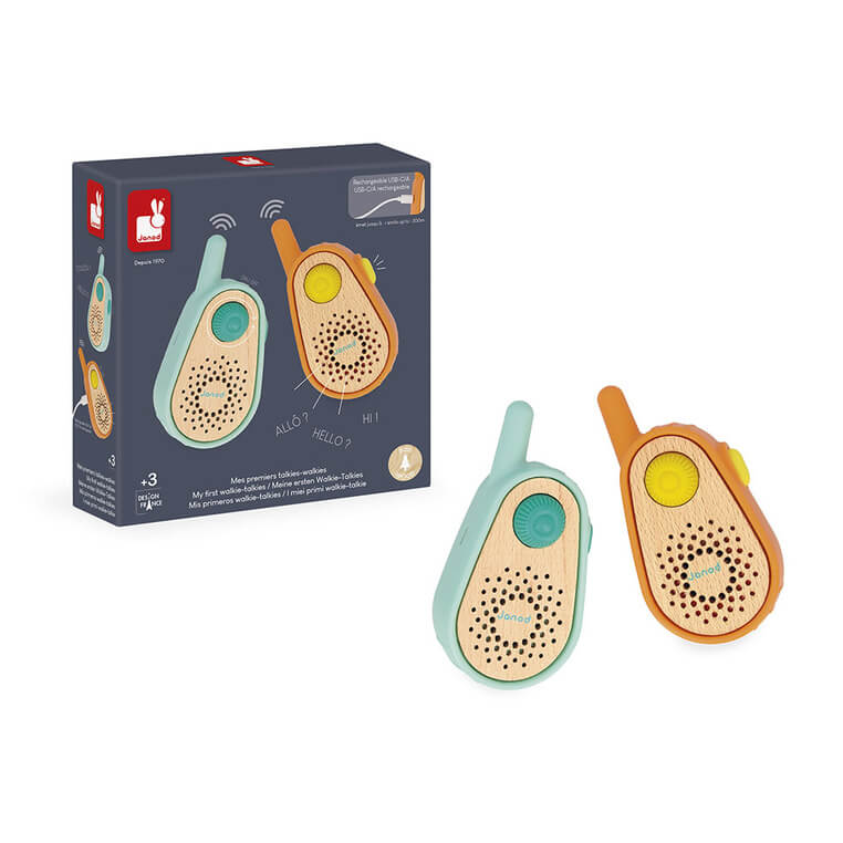 Krótkofalówki dla dzieci Moje pierwsze walkie talkie 3+ / Janod