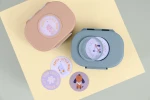 Lunchbox Style & Snack z przegródkami Pattern Party - blue, green / Lassig