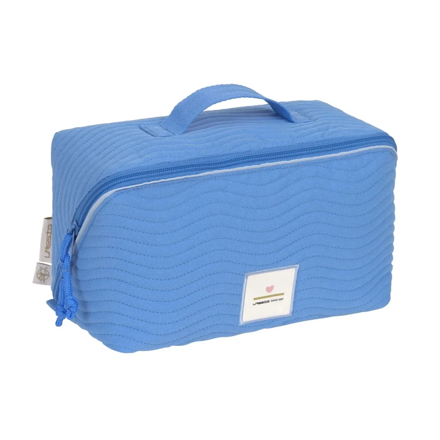 Rozkładana kosmetyczka podróżna organizer - Flex Blue / Lassig