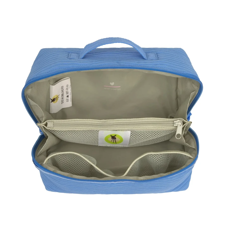 Rozkładana kosmetyczka podróżna organizer - Flex Blue / Lassig