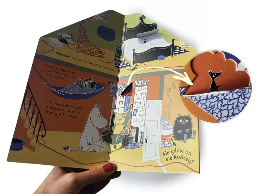 Muminki. W domu Muminków. Opowieść z otwieranymi okienkami / HarperKids