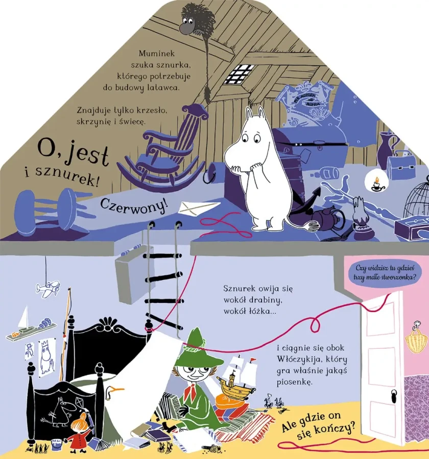 Muminki. W domu Muminków. Opowieść z otwieranymi okienkami / HarperKids