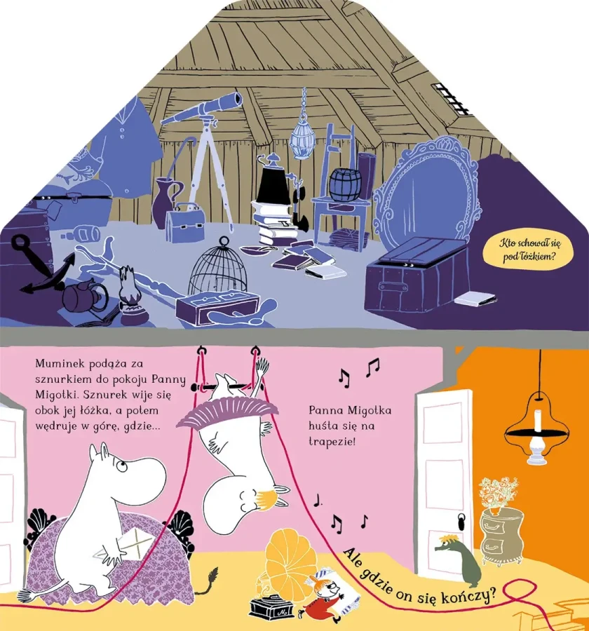 Muminki. W domu Muminków. Opowieść z otwieranymi okienkami / HarperKids