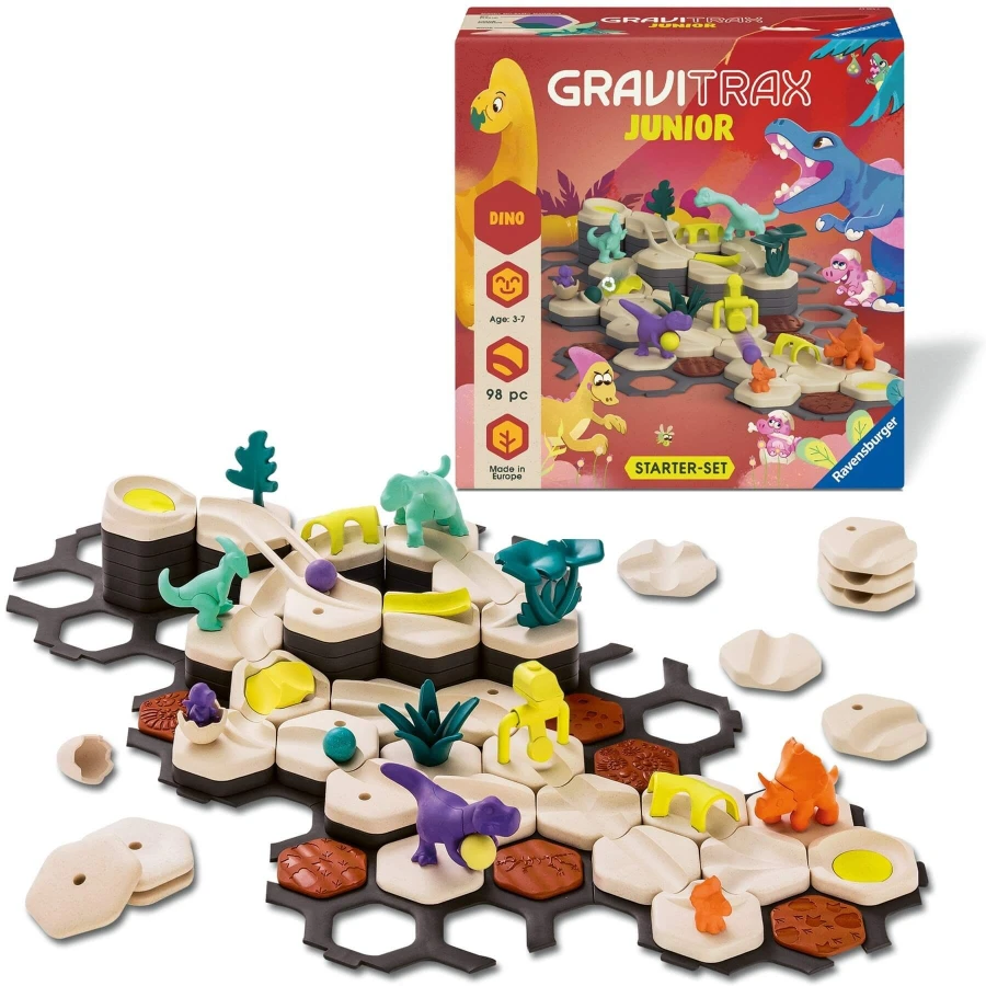 GraviTrax JUNIOR. Zestaw Startowy L - Dino / Ravensburger