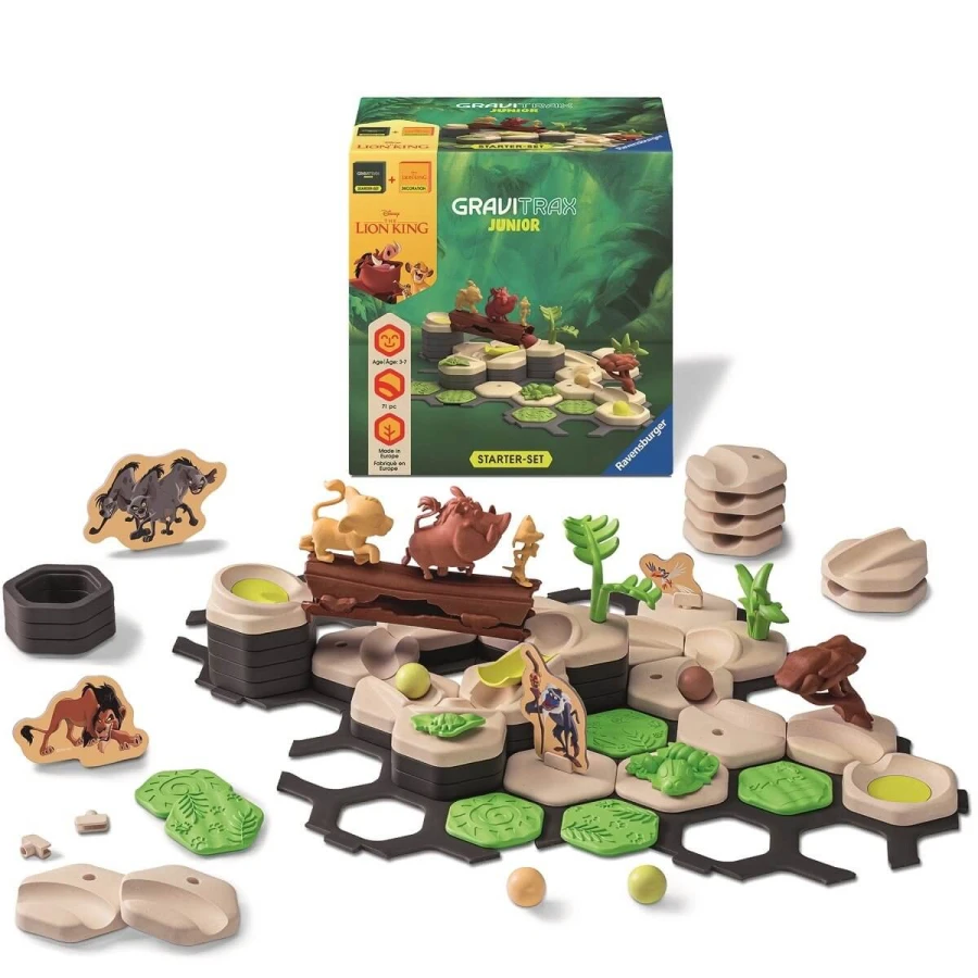 GraviTrax Junior. Zestaw Startowy - Król Lew, 71 el. / Ravensburger