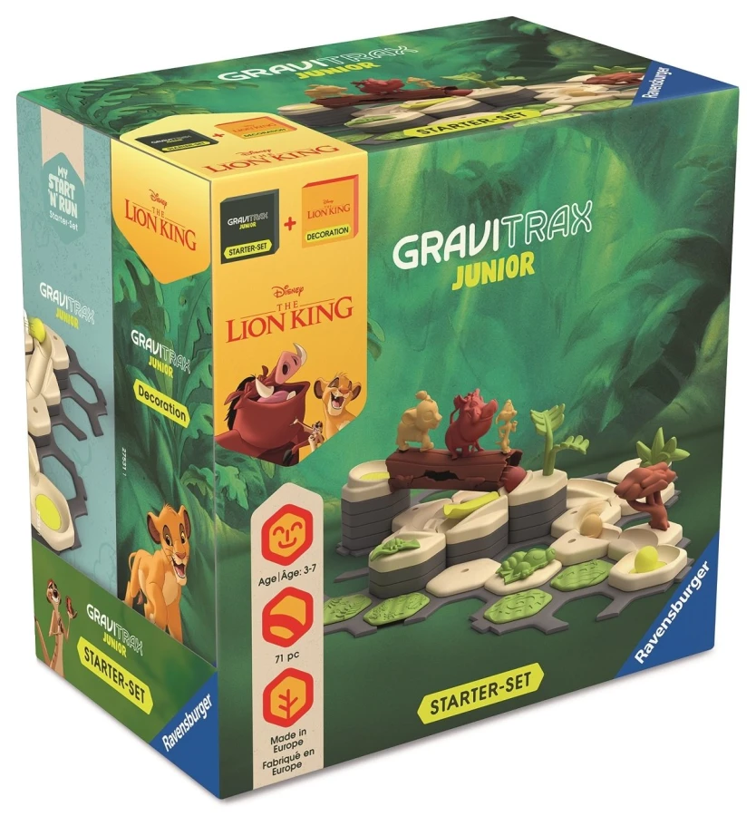 GraviTrax Junior. Zestaw Startowy - Król Lew, 71 el. / Ravensburger