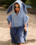 Ponczo kąpielowe Surf BUNNY - blue / Patulove