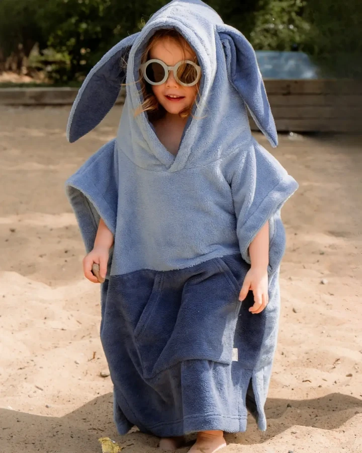 Ponczo kąpielowe Surf BUNNY - blue / Patulove