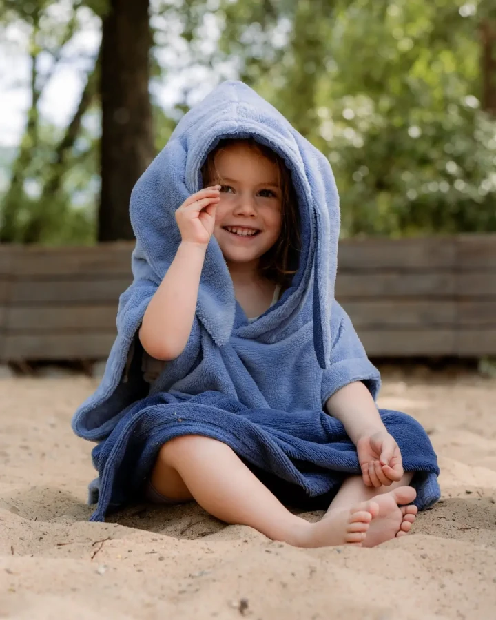 Ponczo kąpielowe Surf BUNNY - blue / Patulove