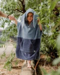 Ponczo kąpielowe Surf BUNNY - blue / Patulove