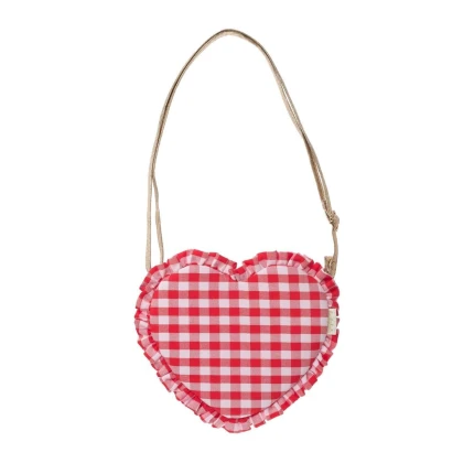 Torebka Gingham Ruffle Love Heart / Rockahula Kids