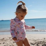 Koszulka kąpielowa z długim rękawem i spodenkami UPF 40 - Dreamy Mermaid / Little Dutch