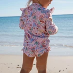 Koszulka kąpielowa z długim rękawem i spodenkami UPF 40 - Dreamy Mermaid / Little Dutch
